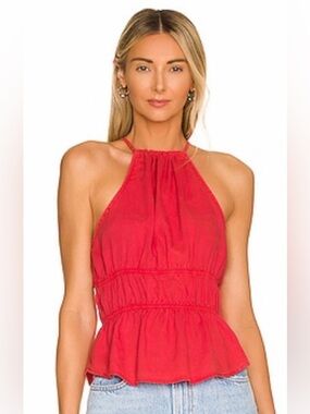Bell Dahl Smocked Waist Halter